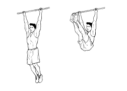 Fit ohne Geräte - Bauch - Hanging Leg Raises
